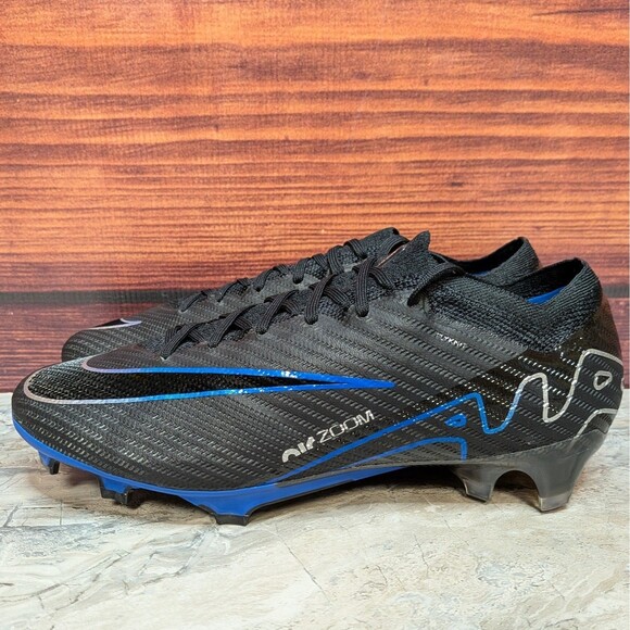 Nike Zoom Mercurial Vapor 15 Elite FG Men's 7.5 Shadow Pack Black Soccer Cleats - Picture 2 of 8